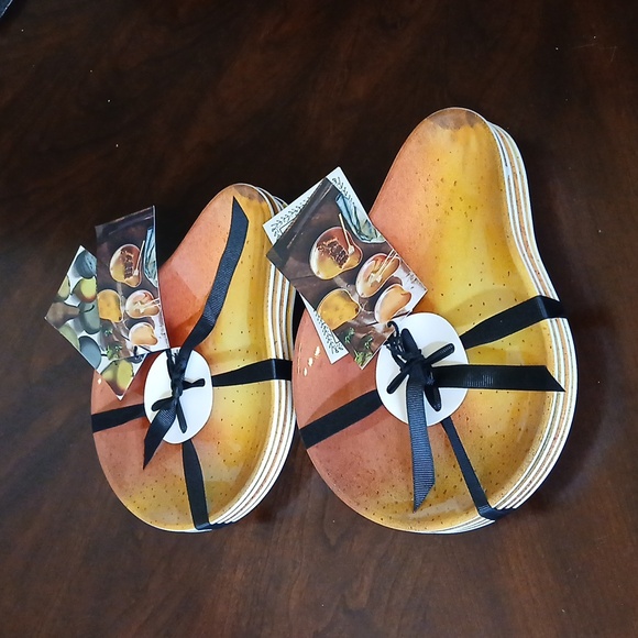 New John Derian x Target 8pc Melamine Pear Shaped Dessert Plates 9"x7" - Picture 17 of 17